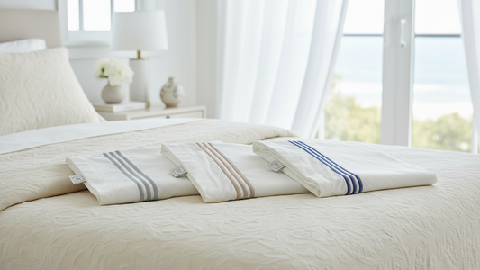 East Coast Pillowcase – Well-tailored marine luxury with triple embroidery